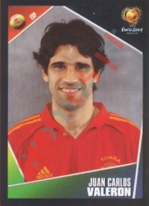 82 Juan Carlos Valeron – UEFA Euro Portugal 2004 Panini