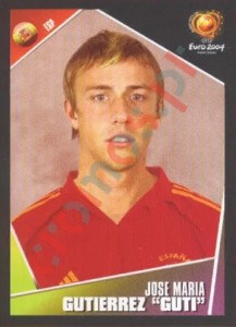 83 Jose Maria Gutierrez "Guti" – UEFA Euro Portugal 2004 Panini