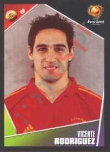 84 Vicente Rodriguez – UEFA Euro Portugal 2004 Panini