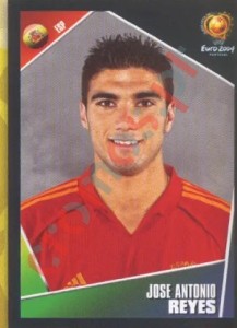 86 Jose Antonio Reyes – UEFA Euro Portugal 2004 Panini