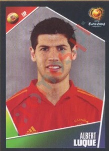 89 Albert Luque – UEFA Euro Portugal 2004 Panini