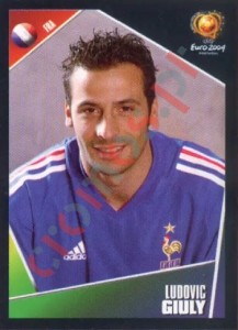 109 Ludovic Giuly – UEFA Euro Portugal 2004 Panini