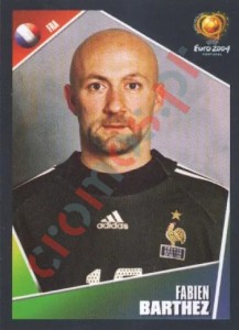 94 Fabien Barthez – UEFA Euro Portugal 2004 Panini