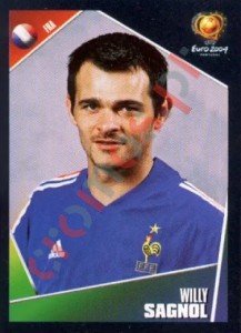 98 Willy Sagnol – UEFA Euro Portugal 2004 Panini