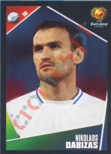 32 Nikolaos Dabizas – UEFA Euro Portugal 2004 Panini