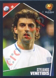 37 Stylianos Venetidis – UEFA Euro Portugal 2004 Panini