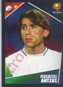 38 Paraskevas Antzas – UEFA Euro Portugal 2004 Panini