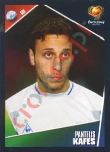 39 Pantelis Kafes – UEFA Euro Portugal 2004 Panini
