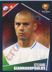 40 Stelios Giannakopoulos – UEFA Euro Portugal 2004 Panini