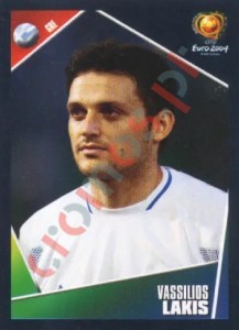 41 Vassilios Lakis – UEFA Euro Portugal 2004 Panini