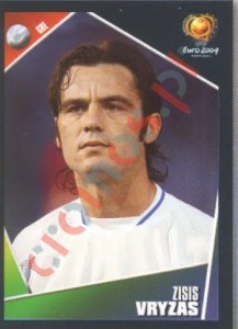 47 Zisis Vryzas – UEFA Euro Portugal 2004 Panini