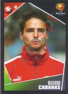 149 Ricardo Cabanas – UEFA Euro Portugal 2004 Panini