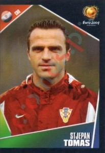 163 Stjepan Tomas – UEFA Euro Portugal 2004 Panini