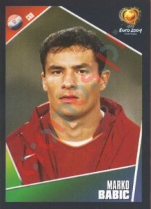 171 Marko Babic – UEFA Euro Portugal 2004 Panini