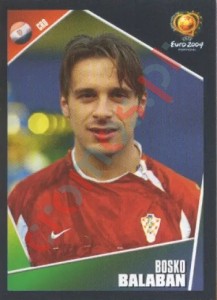 175 Bosko Balaban – UEFA Euro Portugal 2004 Panini