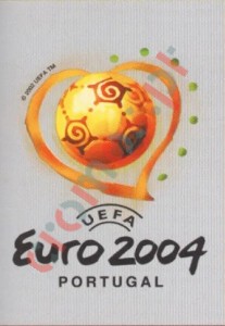 1 Official Logo – UEFA Euro Portugal 2004 Panini