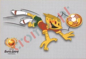 3 Official Mascot – UEFA Euro Portugal 2004 Panini