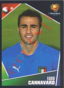 223 Fabio Cannavaro – UEFA Euro Portugal 2004 Panini