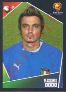 224 Massimo Oddo – UEFA Euro Portugal 2004 Panini