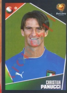 225 Christian Panucci – UEFA Euro Portugal 2004 Panini