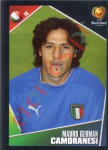 229 Mauro German Camoranesi – UEFA Euro Portugal 2004 Panini