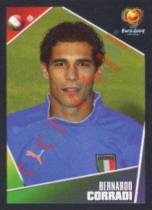 239 Bernardo Corradi – UEFA Euro Portugal 2004 Panini
