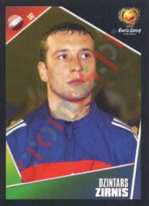 259 Dzintars Zirnis – UEFA Euro Portugal 2004 Panini