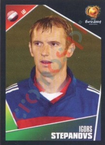 260 Igors Stepanovs – UEFA Euro Portugal 2004 Panini