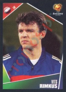 268 Vits Rimkus – UEFA Euro Portugal 2004 Panini