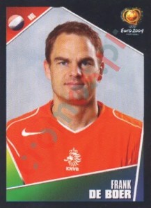 320 Frank de Boer – UEFA Euro Portugal 2004 Panini