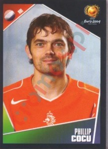 322 Phillip Cocu – UEFA Euro Portugal 2004 Panini