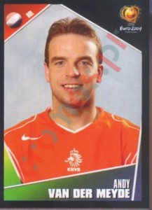 327 Andy van der Meyde – UEFA Euro Portugal 2004 Panini