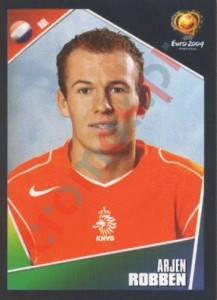 332 Arjen Robben – UEFA Euro Portugal 2004 Panini