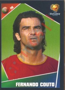 12 Fernando Couto – UEFA Euro Portugal 2004 Panini
