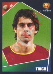 18 Tiago Mendes – UEFA Euro Portugal 2004 Panini