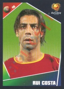 21 Rui Costa – UEFA Euro Portugal 2004 Panini