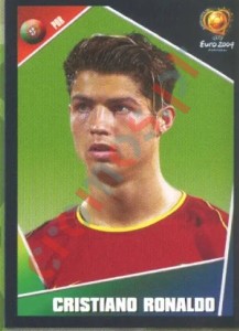 23 Cristiano Ronaldo – UEFA Euro Portugal 2004 Panini