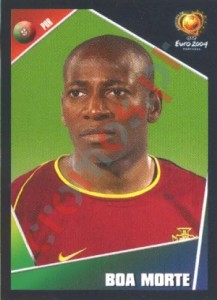 24 Luis Boa Morte – UEFA Euro Portugal 2004 Panini