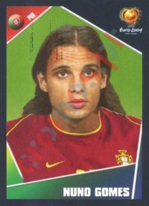 26 Nuno Gomes – UEFA Euro Portugal 2004 Panini