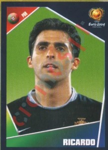 8 Ricardo – UEFA Euro Portugal 2004 Panini