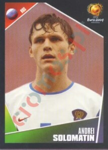 53 Andrei Solomatin – UEFA Euro Portugal 2004 Panini