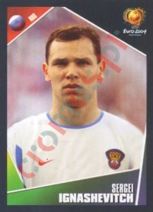 54 Sergei Ignashevich – UEFA Euro Portugal 2004 Panini