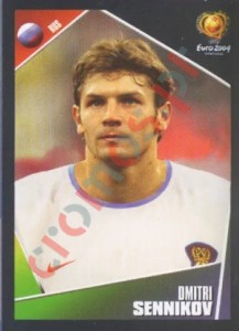 55 Dmitri Sennikov – UEFA Euro Portugal 2004 Panini