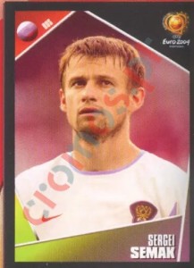 63 Sergei Semak – UEFA Euro Portugal 2004 Panini