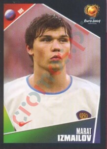 64 Marat Izmailov – UEFA Euro Portugal 2004 Panini