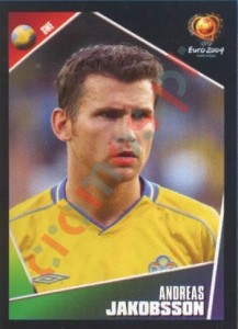 184 Andreas Jakobsson – UEFA Euro Portugal 2004 Panini