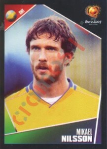 188 Mikael Nilsson – UEFA Euro Portugal 2004 Panini