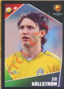 191 Kim Källström – UEFA Euro Portugal 2004 Panini