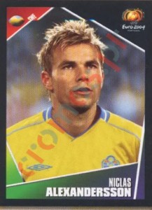 193 Niclas Alexandersson – UEFA Euro Portugal 2004 Panini