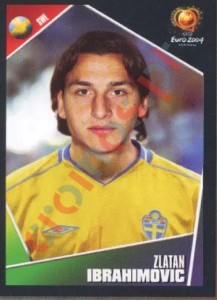 197 Zlatan Ibrahimovic – UEFA Euro Portugal 2004 Panini